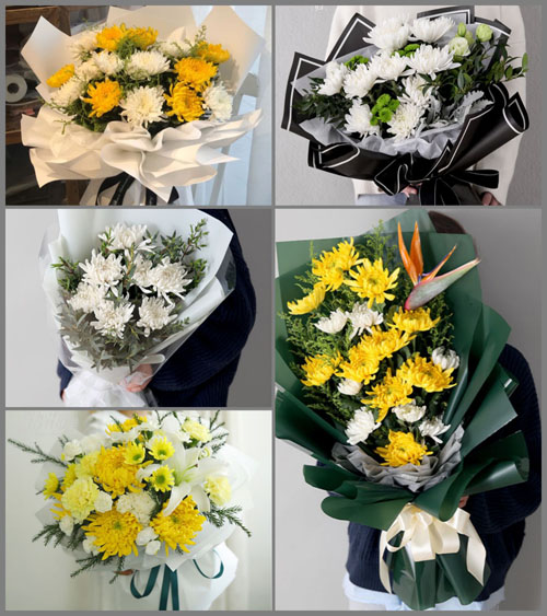 江苏南通如东市河口镇烈士陵村白事花束代送